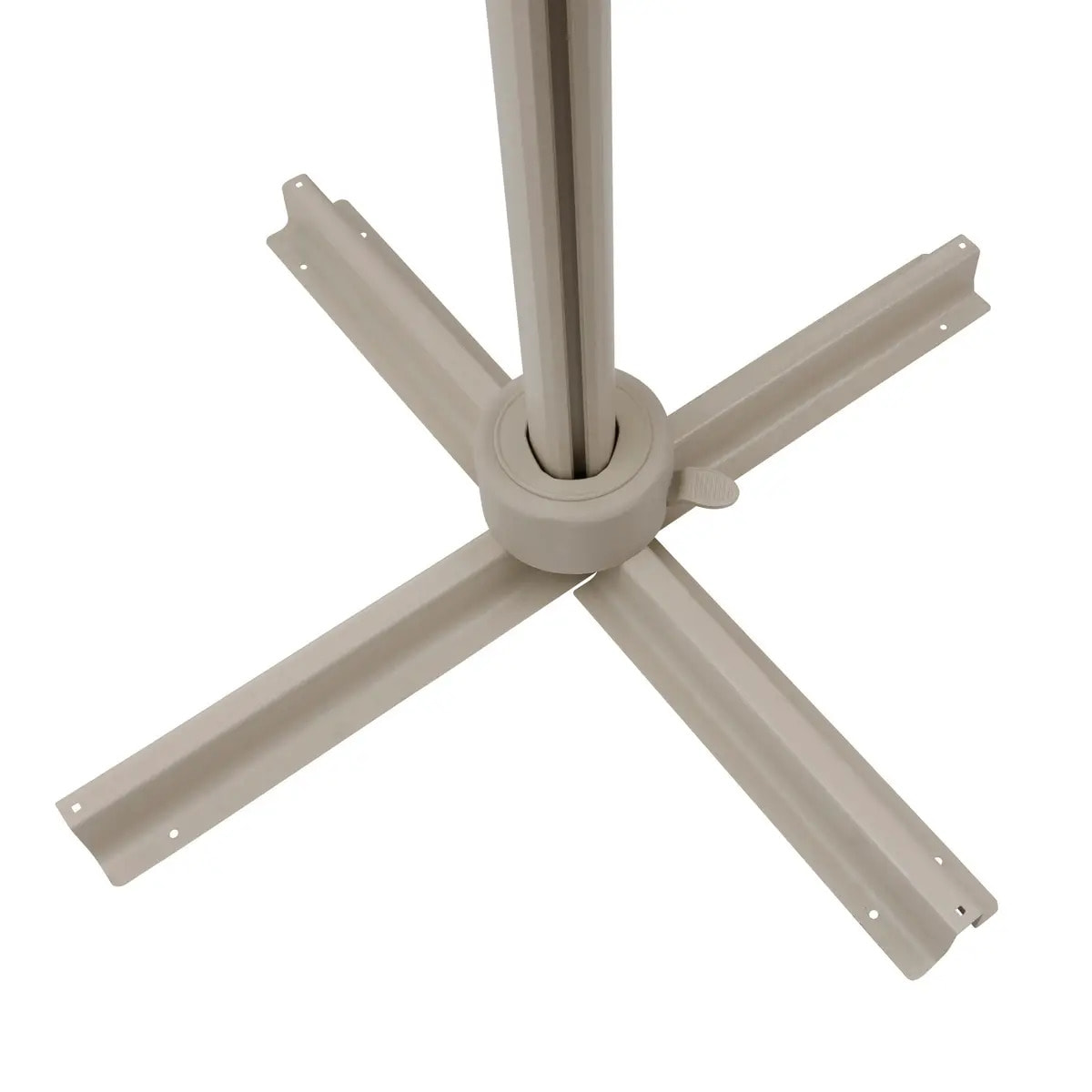 Parasol déporté rectangulaire "Melhia" lin 4x3m