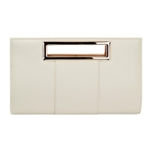 Bolso de mano crema