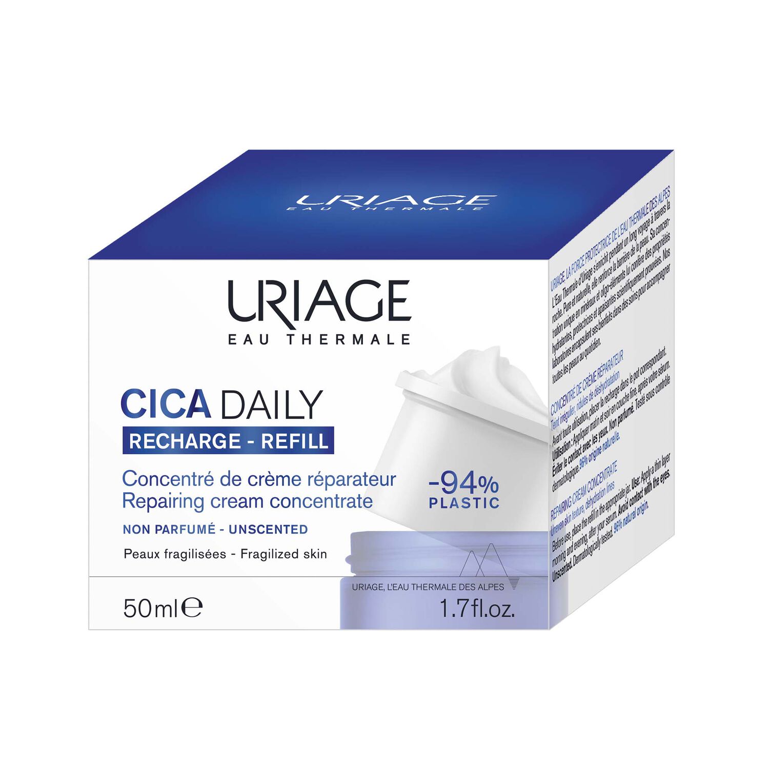 CICA DAILY - Concentré de Crème Réparateur Recharge 50ml