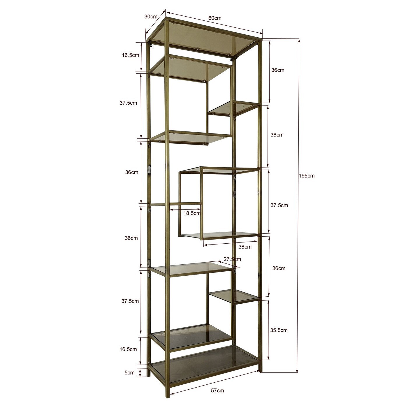 Étagère Loft noire Kare Design