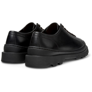 Zapatos de cordones - CAMPER Brutus+ - Negro - Cuero liso