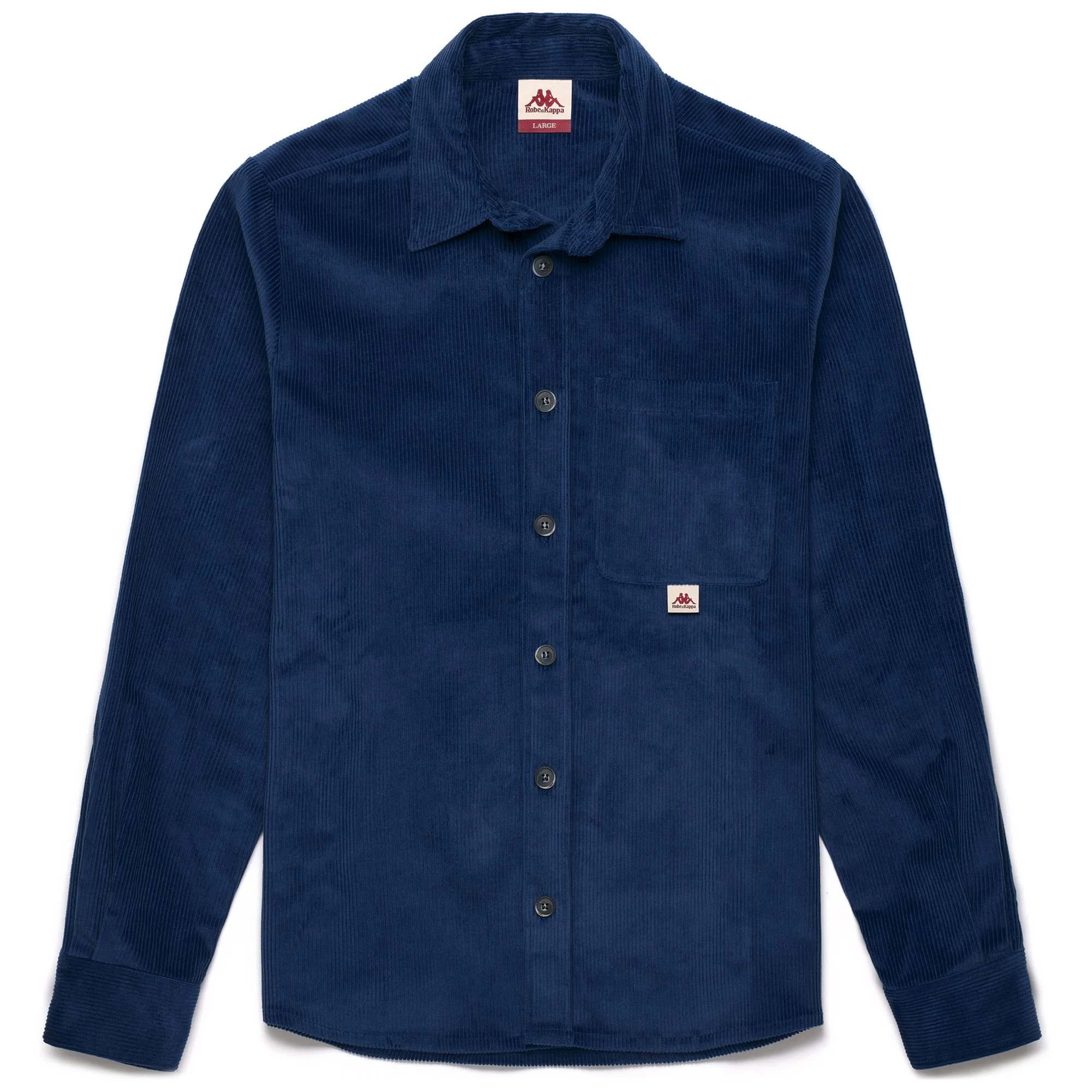 Overshirt Robe di Kappa Uomo Robe Giovani Elgafar Blu