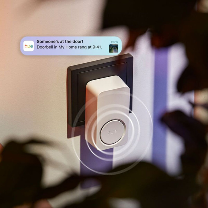 Sonnette vidéo PHILIPS HUE SECURE filaire+carillon