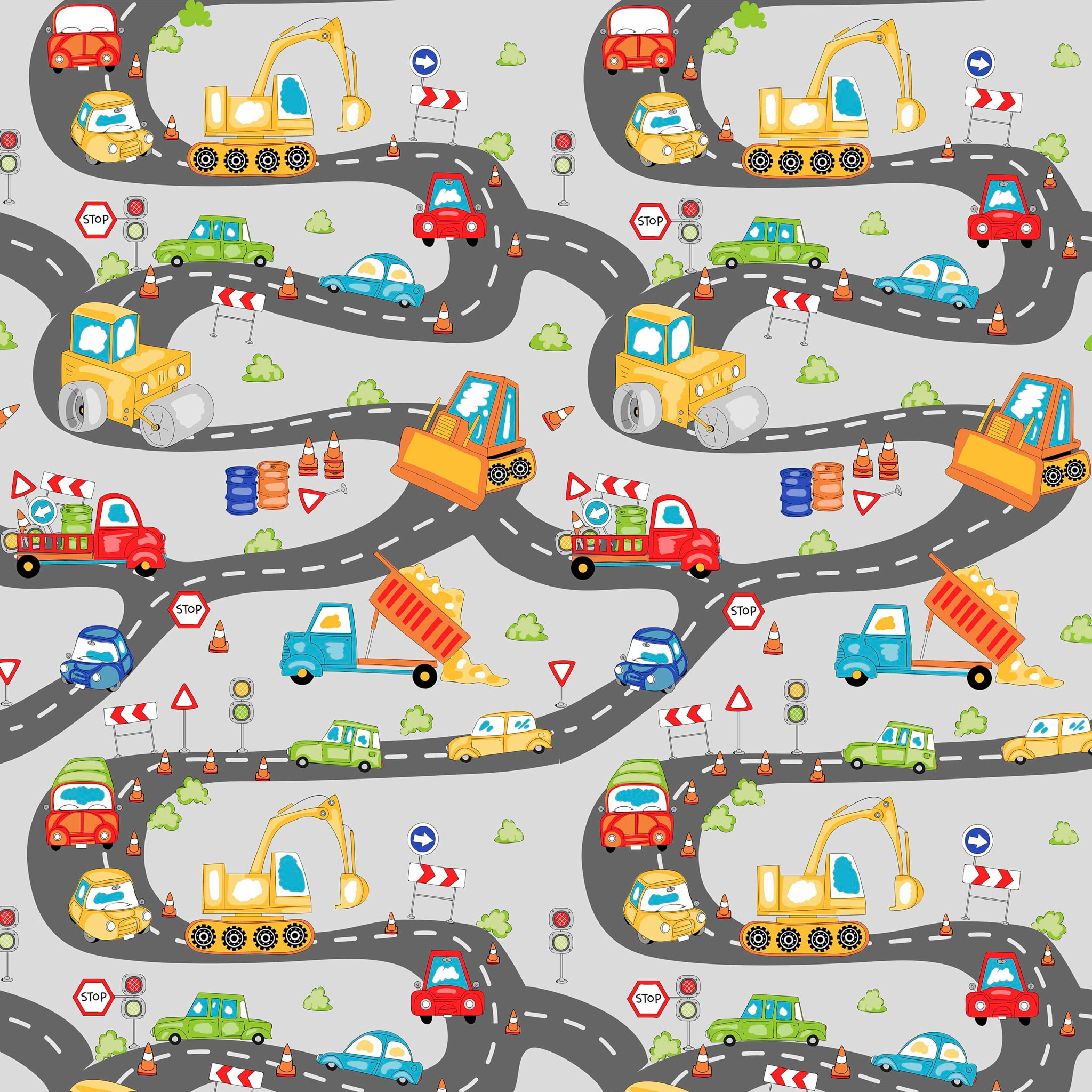 Cool Kids - Colcha Bouti Estampada - Reversible - Infantil - 100% Algodón - 70 gr/m² - Scalextric
