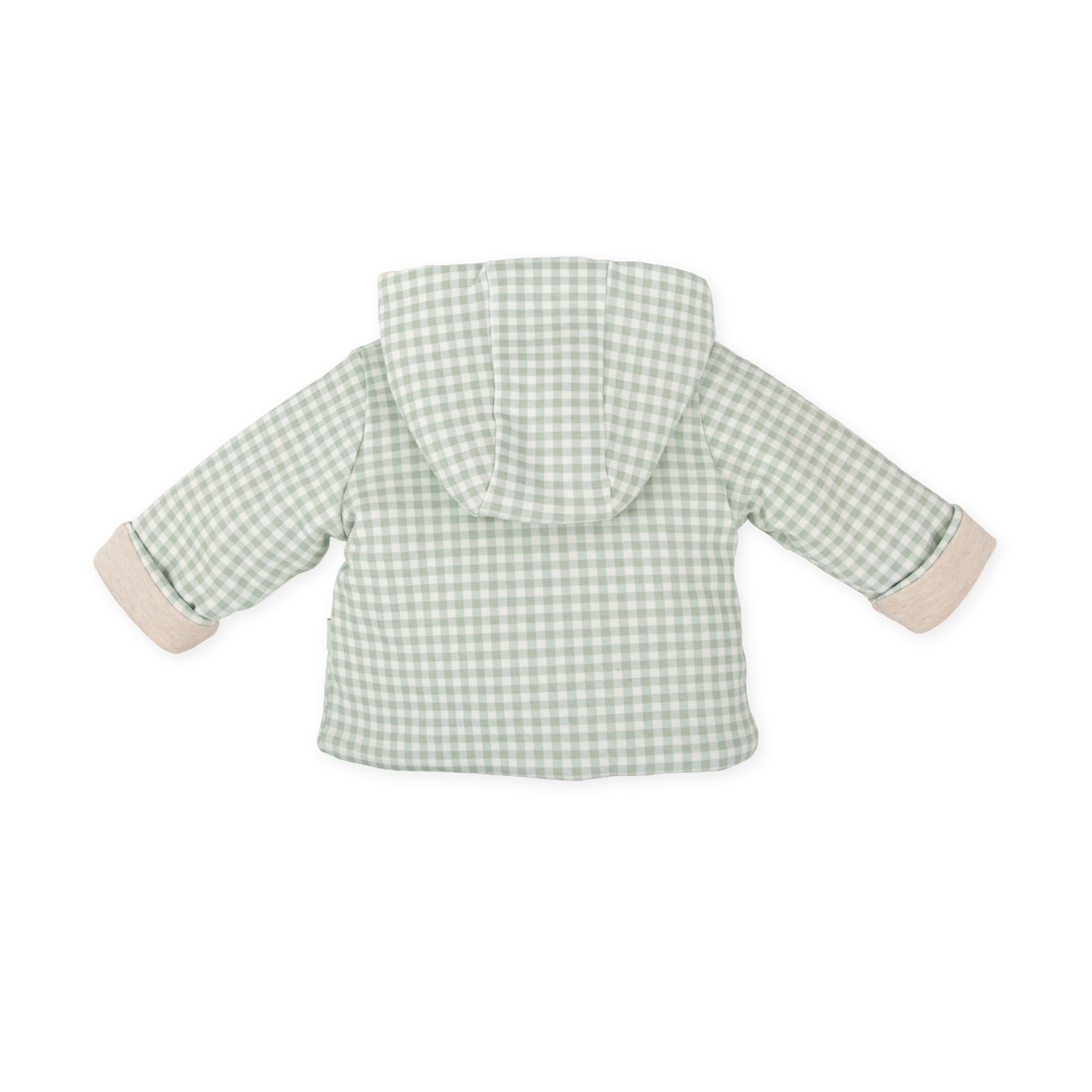 CHAQUETÓN CUADROS AGUAMARINA - Aguamarina