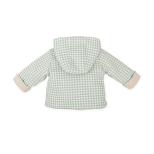 CHAQUETÓN CUADROS AGUAMARINA - Aguamarina