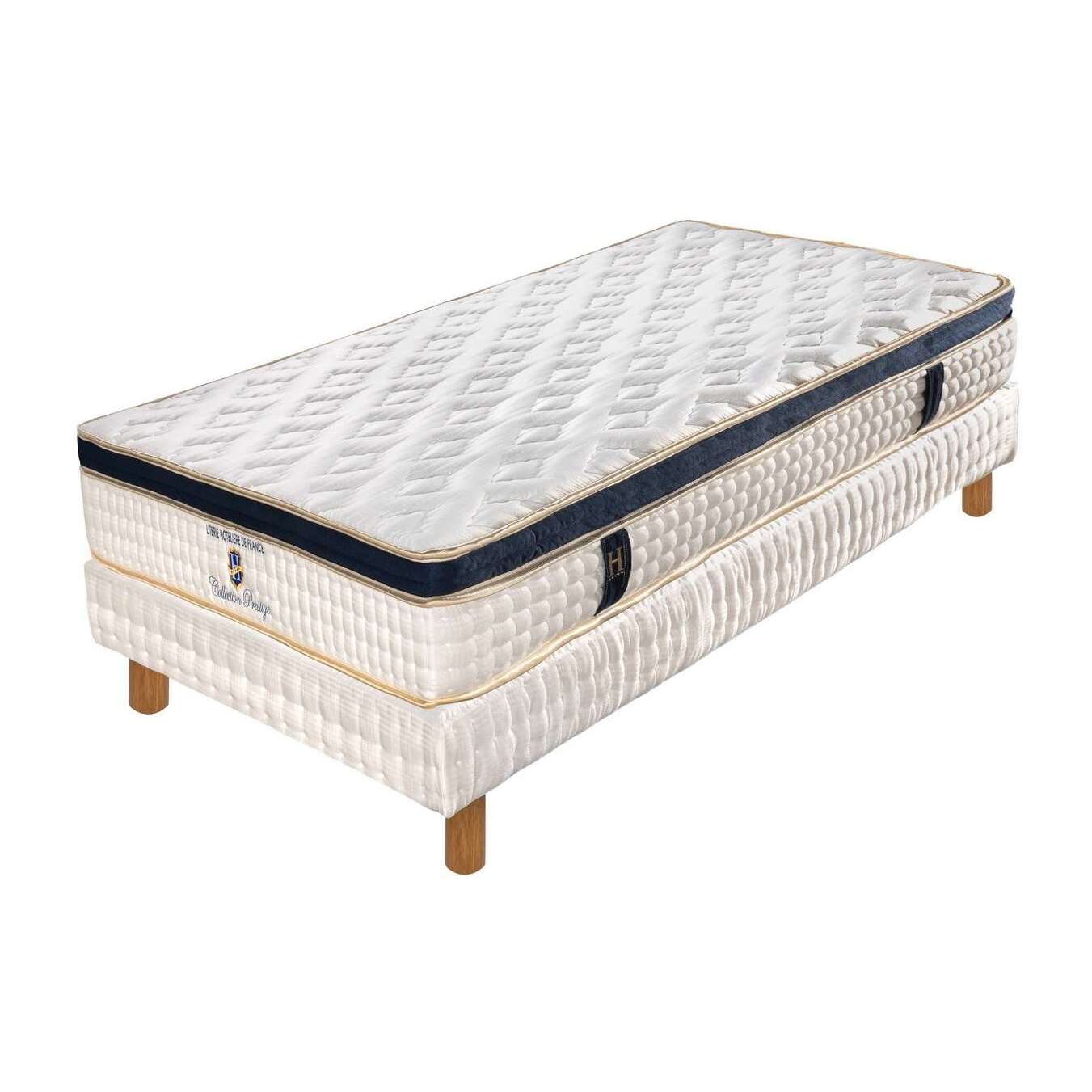 ENSEMBLE Majestic - Matelas 1 Place + 1 Sommier