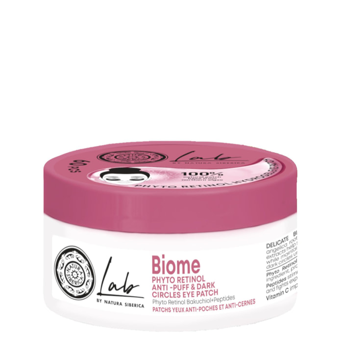 LAB BIOME - Patchs pour les yeux anti-cernes et anti-poches 60 patchs