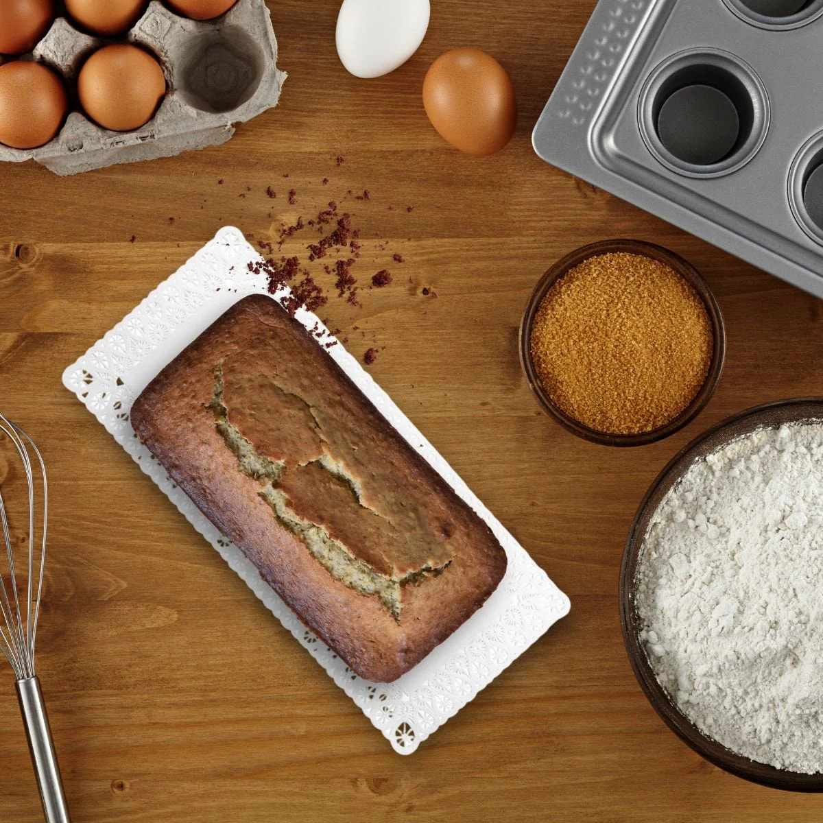 Lot de 15 napperons papier rectangulaires pour cakes Zenker