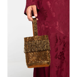 Bolso de mano con nudo en el asa