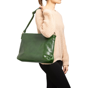 Borsa a spalla  da donna In Vera pelle Made in Italy 38x29x11 cm