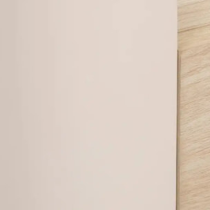 Table de chevet Roundy ivoire