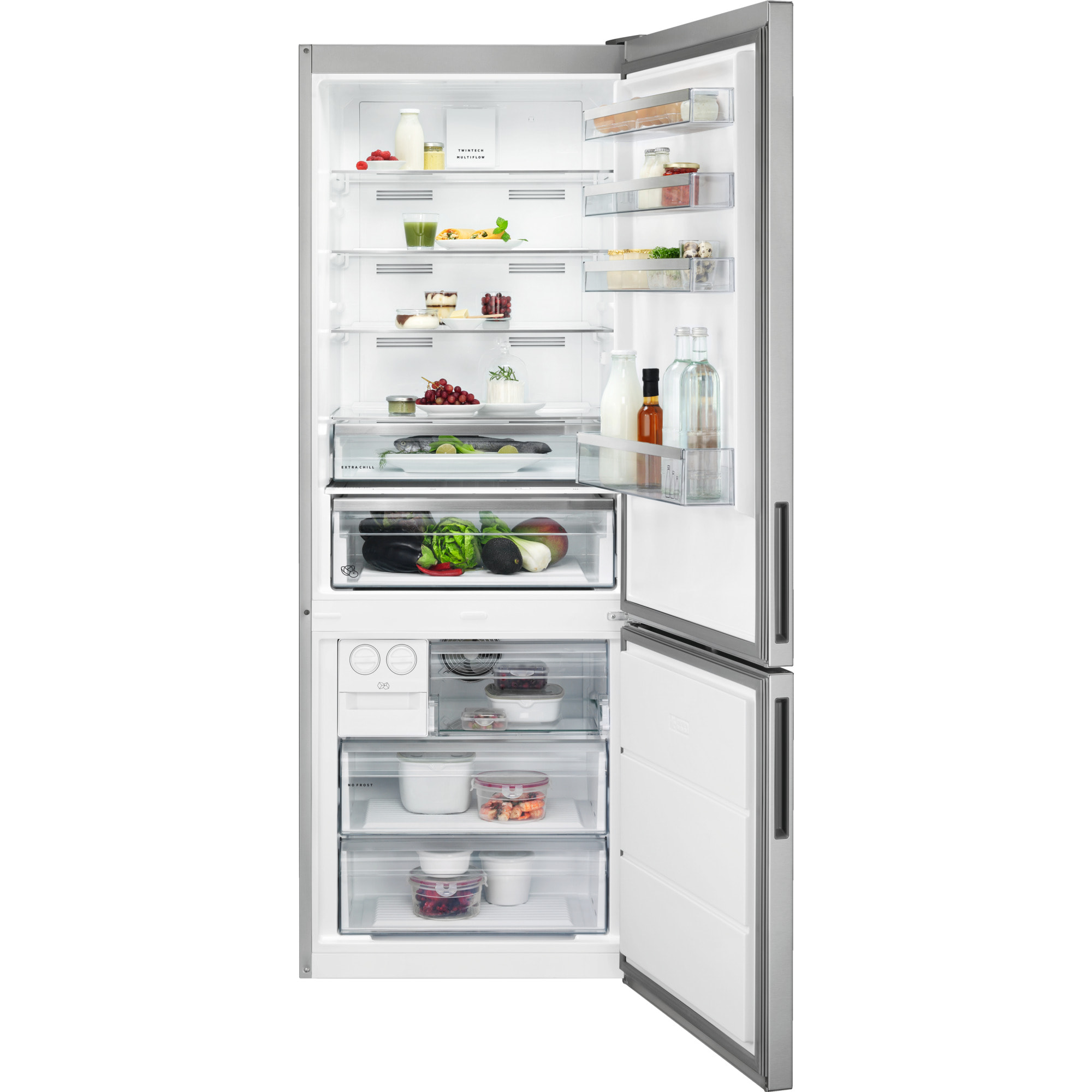 AEG Frigorífico combi de libre instalación Serie 6000 TwinTech® Total No Frost de 192 cm ORC6M481EX | Reacondicionado