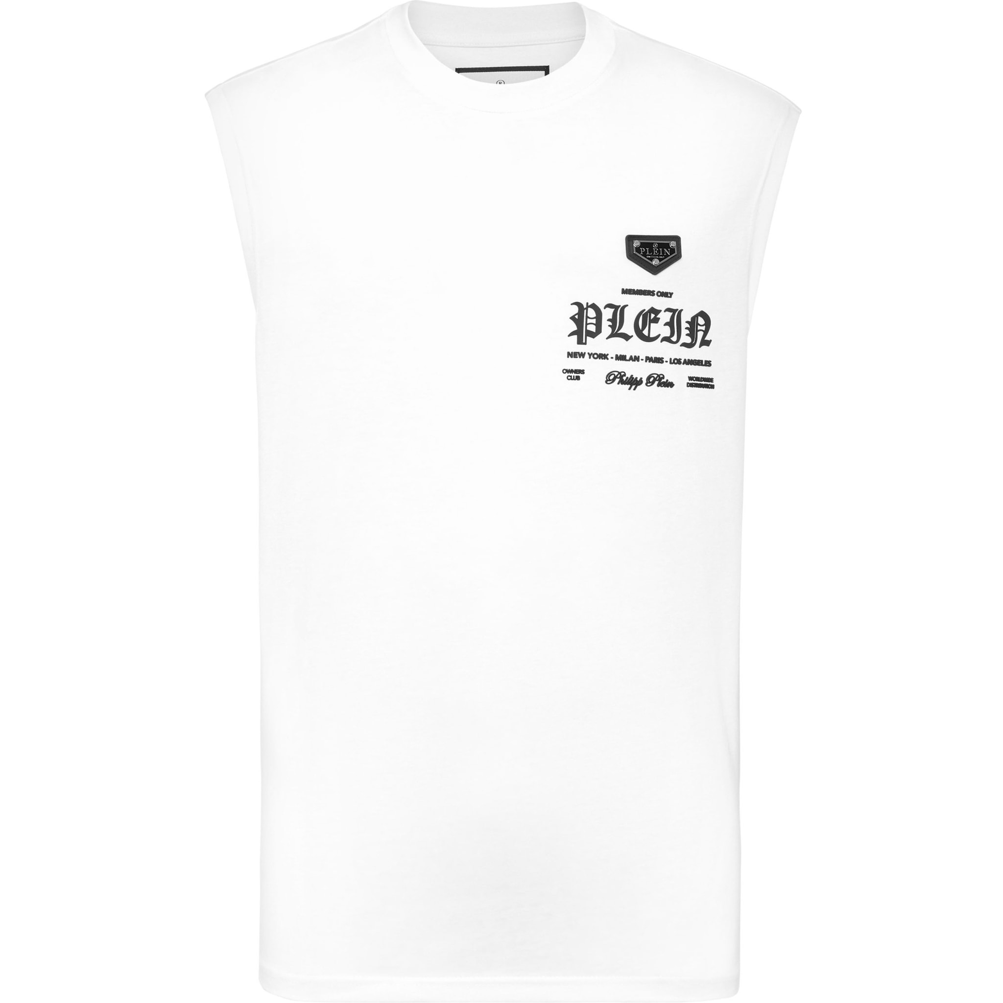 PHILIPP PLEIN Camiseta de cuello redondo y manga corta