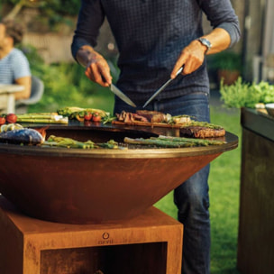 Brasero OFYR Classic Storage Corten 100 OC3C100