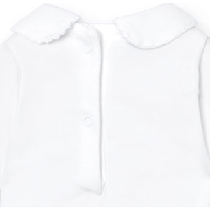 Body bebé manga corta con cuello