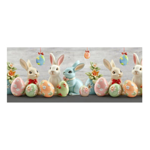 Tappeto Passatoia Cucina Antiscivolo Rabbit Easter