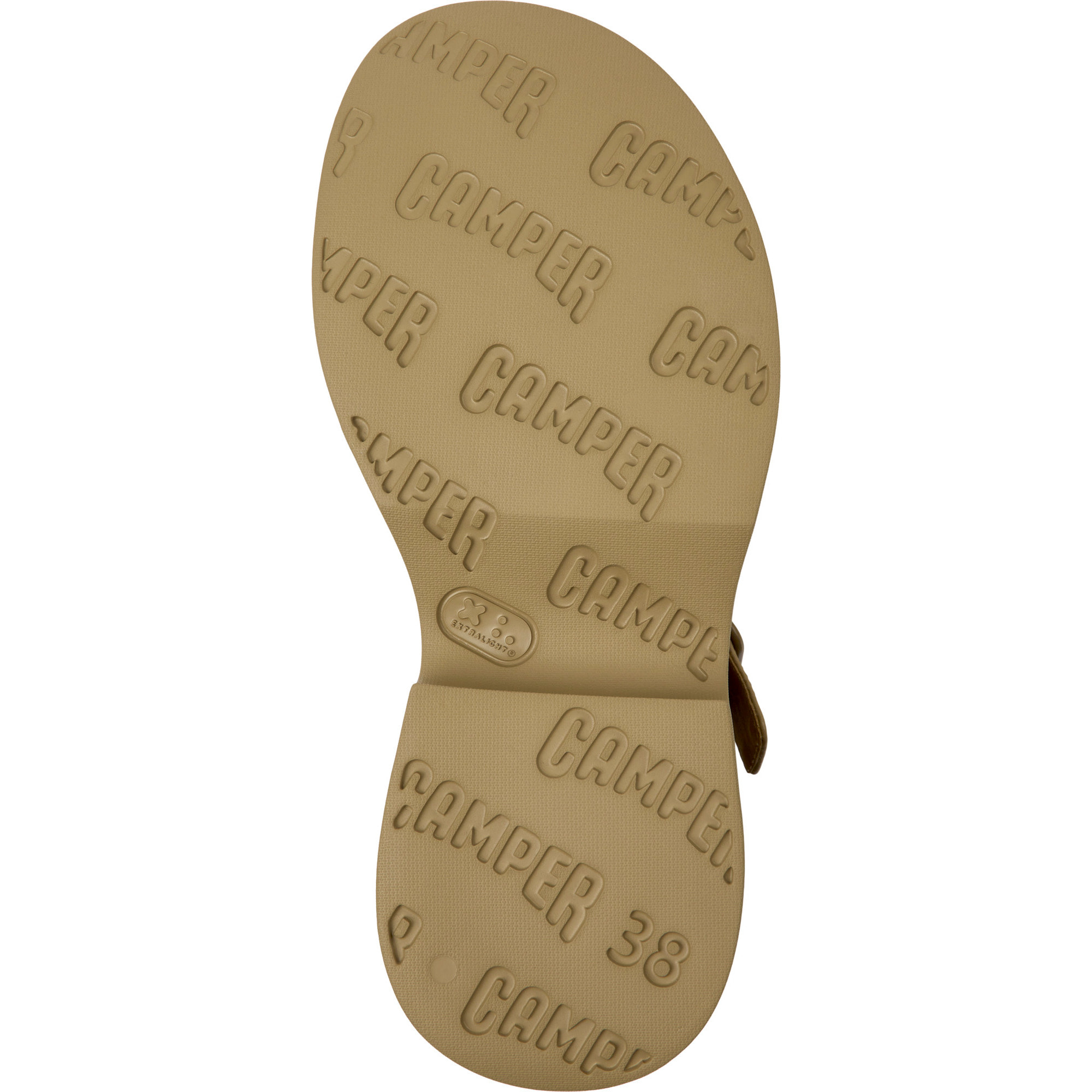 Sandalias - CAMPER Tasha - Marron - Cuero liso