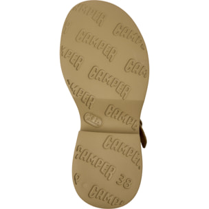 Sandalias - CAMPER Tasha - Marron - Cuero liso