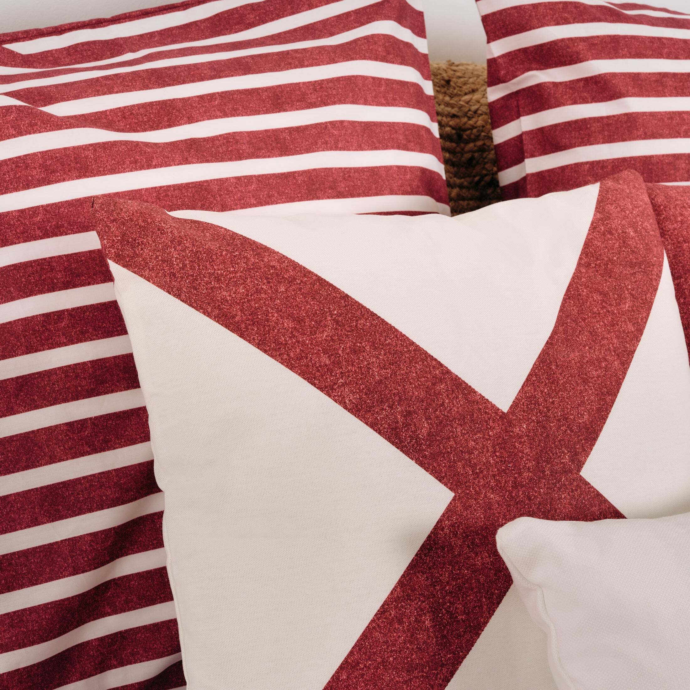 Housse de coussin 100 % coton 50x50 cm Daimuz A