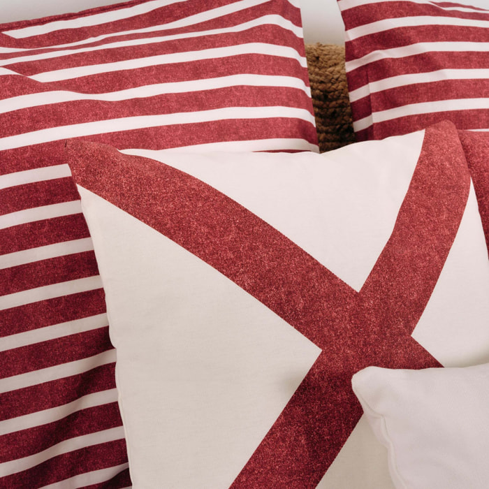 Housse de coussin 100 % coton 50x50 cm Daimuz A