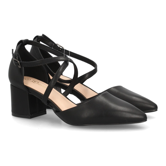 Zapato tacón cómodo elegante para mujer