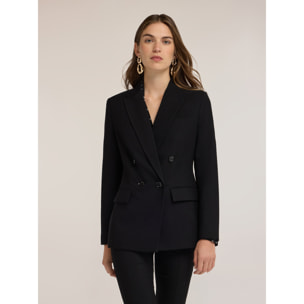 Motivi - Blazer doppiopetto sartoriale - Nero