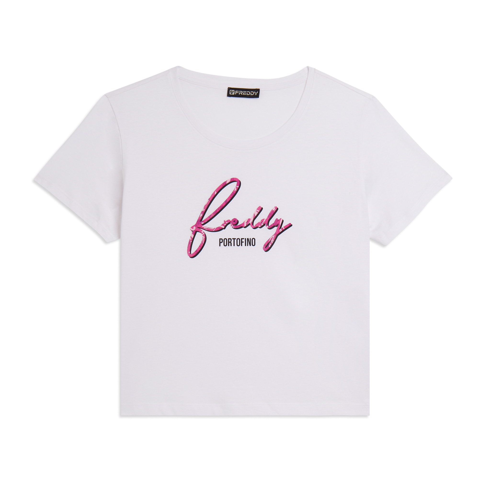 T-shirt con logo Freddy floreale