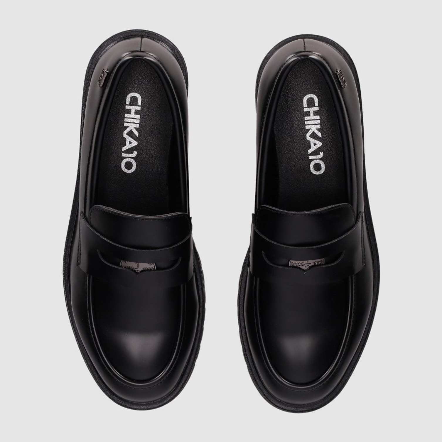 Zapatos de Piel Sintética - Negro - Tacón: Bajo