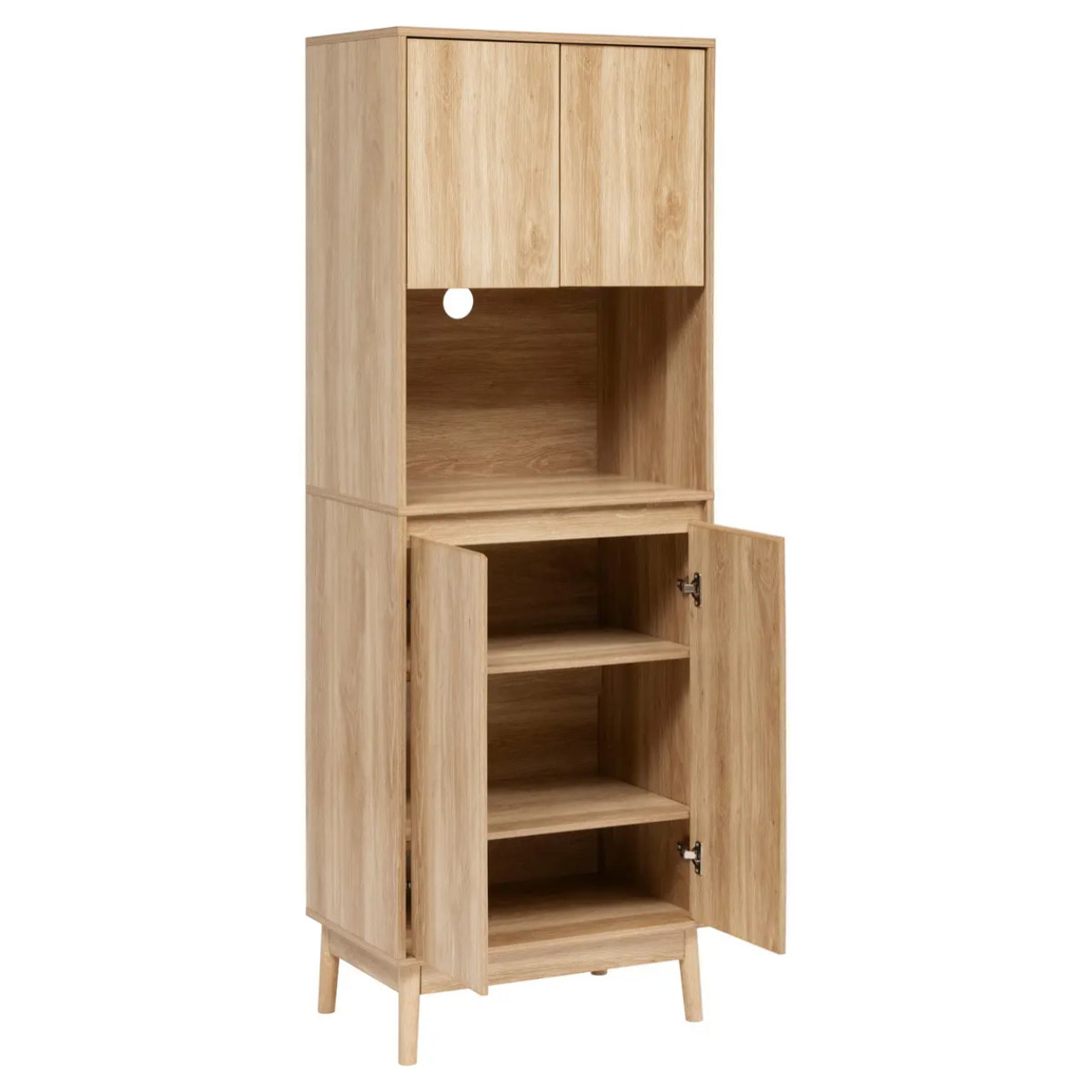 Buffet de cuisine Abana bois clair