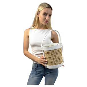 Bolso de Mano Cheval Firenze Luna Blanco