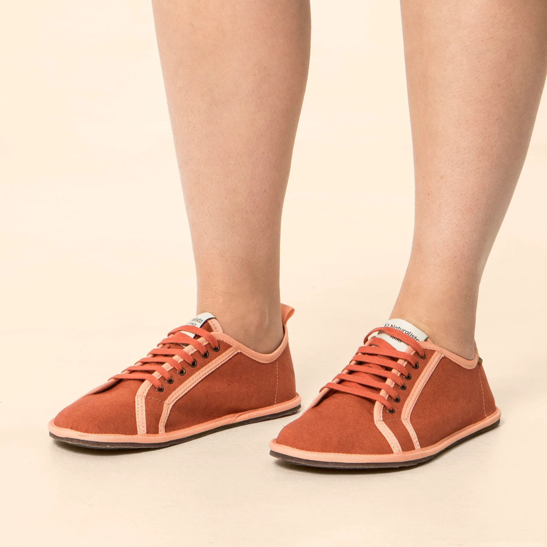 Zapatos N5674T RECYCLED COTTON BURNT/ BARE color Burnt