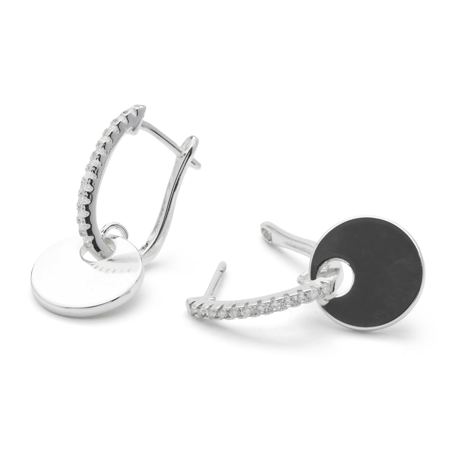Pendientes Sarif acabado plata