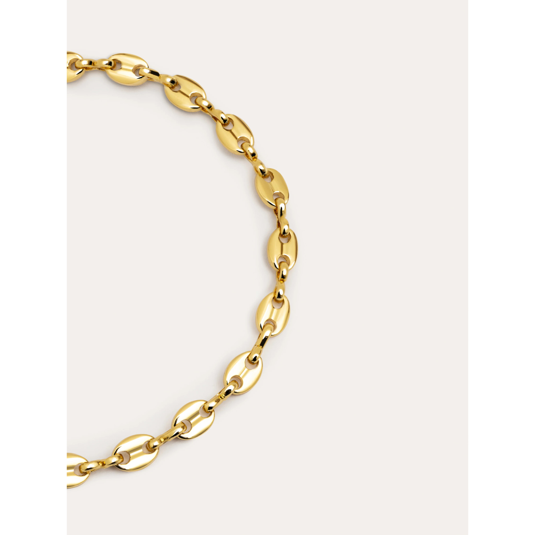 Pulsera Calabrote Baño Oro