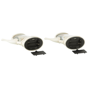 J-Line suspension Boule À Neige Théière - plastique - blanc - 2 pcs