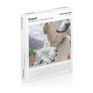 Gant pour Brosser et Masser les Animaux Domestiques Relpet InnovaGoods
