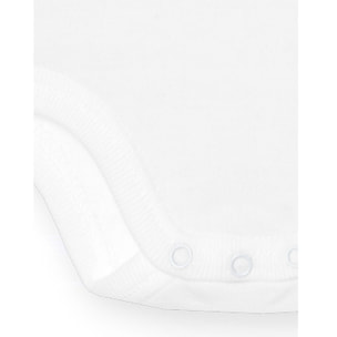 Body bebé manga corta cuello piqué