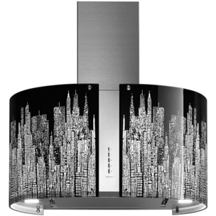 Hotte décorative îlot FALMEC MANHAT2281-CORMIRA2282