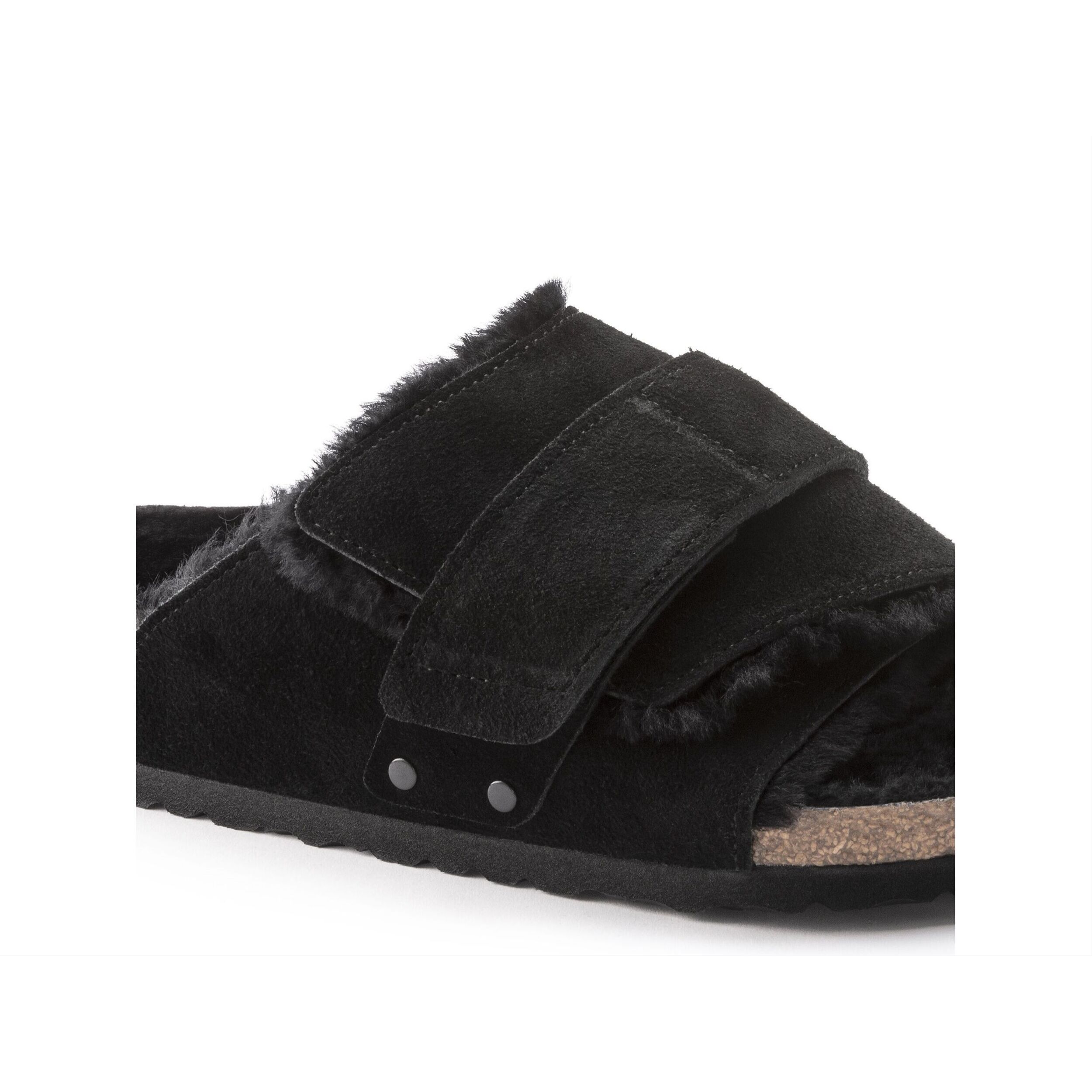 Sandali Birkenstock Kyoto Shearling Nero