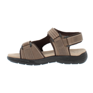 Armata di Mare Scarpe Uomo Sandali in Vera Pelle Comfort con Memory Foam AMU SS23F384 Brown