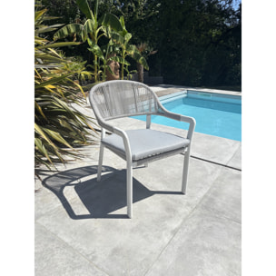 ABELLA - Fauteuil de jardin - Blanc