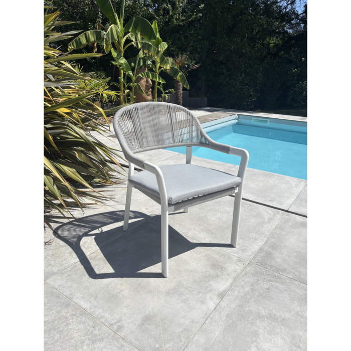 ABELLA - Fauteuil de jardin - Blanc