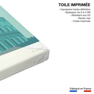 Tableau voyage Rome et le colisée Toile imprimée