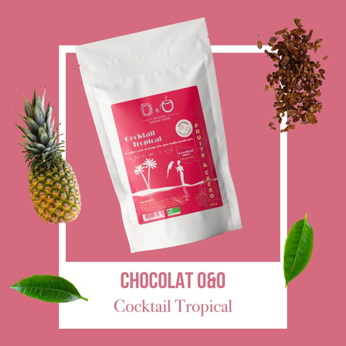 Cocktail Tropical - Collection Chocolat Bio - Mini Doypack 30g