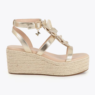 Zeppa con decorazioni floreali