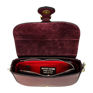 Bolso Cruzado Cheval Firenze Sole Burdeos