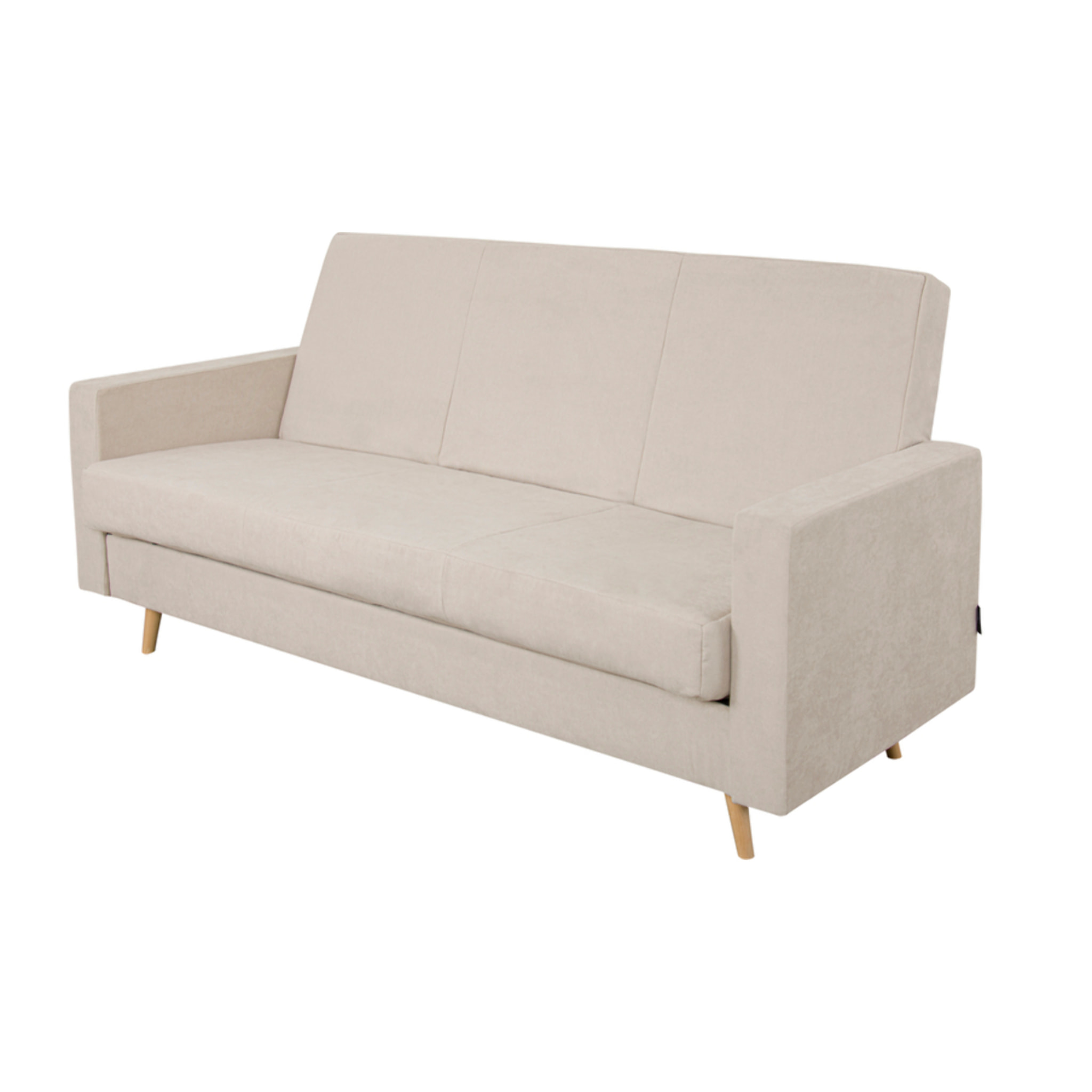 Canapé Clic Clac Premier Cru Beige, couchage directe 190 x 120