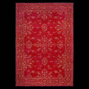 Tapis kilim tissé motif baroque LEPI