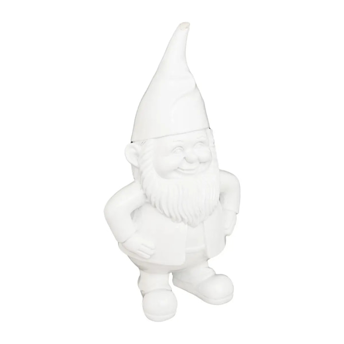 Statue nain de jardin déco extérieur Anao H.30cm résine assorti