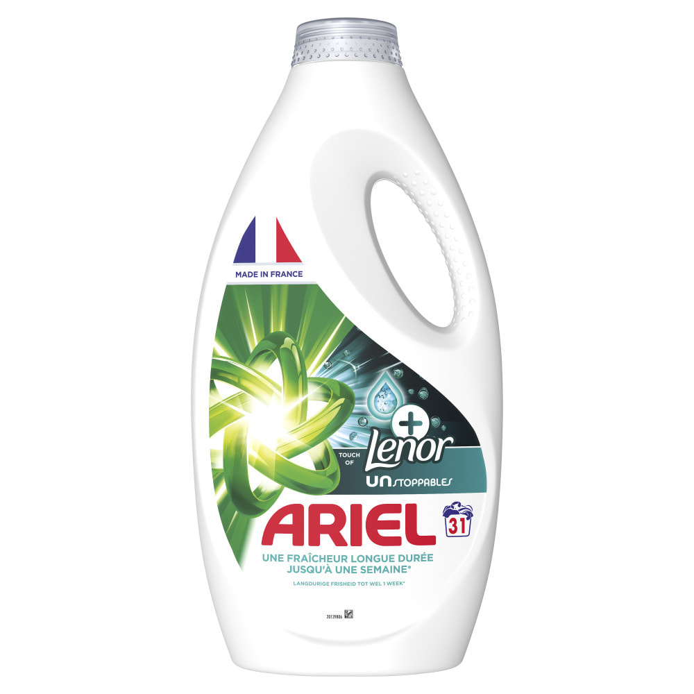 4x31 Lavages Unstoppable, Lessive Liquide Ariel